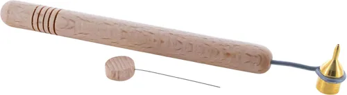 Vista 5 de BestPysanky Mango de madera con punta de latón pesado de 0.020 in (pluma de cera caliente)