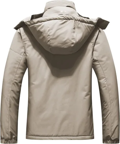 Vista 2 de Chaqueta de esquí impermeable para mujer con capucha