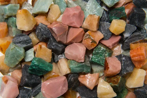 Vista 37 de Fantasia Materiales: 1 lb Ágata Gris Piedras en bruto de la India