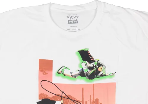 Vista 3 de Disney Toy Story Buzz Lightyear Woody Jesse Desert - Camiseta para hombre