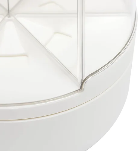 Vista 6 de Dispensador de arroz de 15 libras, PET, dispensador de alimentos secos giratorio de 360°, contenedor de almacenamiento de granos de cocina con 6