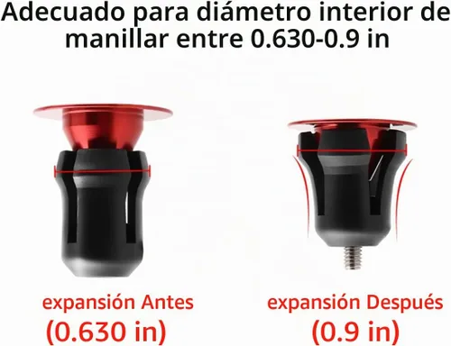 Vista 3 de Tapones de Extremo para Manillar de Bicicleta Tapas Tapones para Manillar de Bicicleta Perfectos para la Mayoría de las Bicicletas Bicicleta