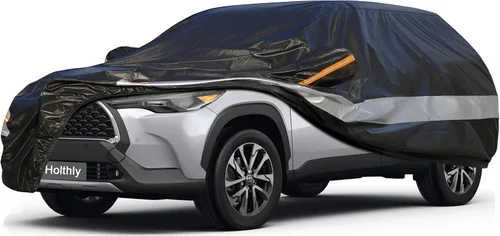 Vista 17 de Funda para automóvil SUV de ajuste personalizado para BMW X1/iX1 2009-2025, 100% impermeable, transpirable, para exteriores, protección contra