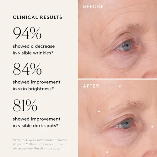 Vista 3 de Naked & Thriving Illuminate BC+ - Suero facial Ácido hialurónico, vitamina C, Bakuchiol Cuidado de la piel orgánico, vegano y derivado
