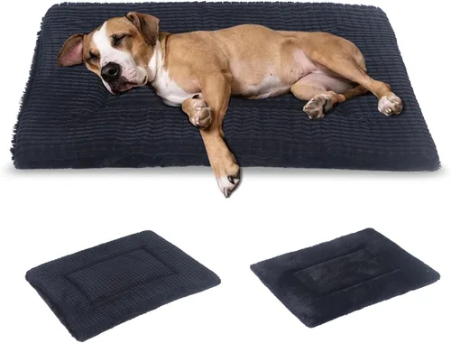 Vista 18 de BVAGSS Almohadilla Reversible para Jaula de Perro, Colchoneta de Cama para Mascotas de Espuma Viscoelástica, Colchón Suave y Cálido Lavable a