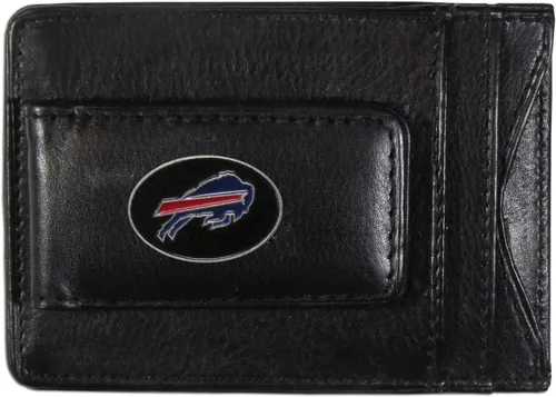 Vista 12 de Portadocumentos clip de piel para dinero NFL
