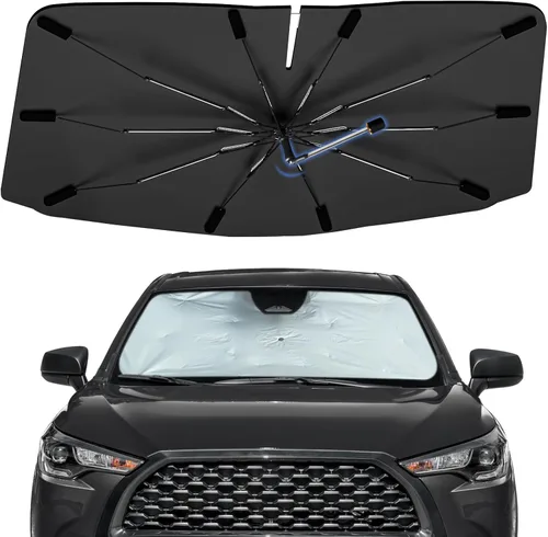 Vista 76 de Sombrilla Parasol para Parabrisas para Mazda 3 2014-2026, Parasol Plegable para Coche para Ventana Delantera, Visera Protectora Solar Altamente