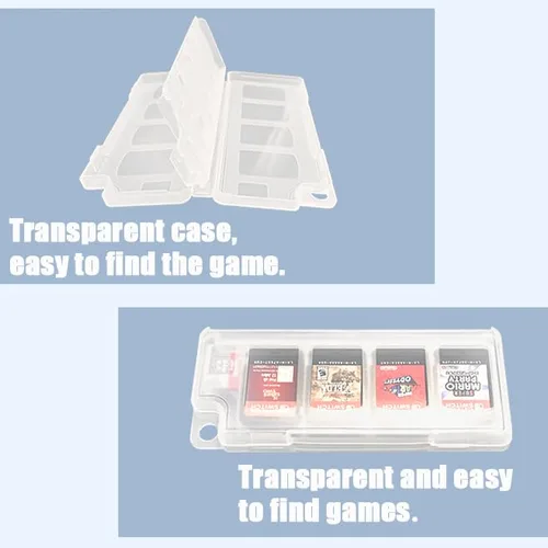Vista 2 de UDEE Storage Case for Nintendo Switch Games and Accessories, Portable Memory Card Storage