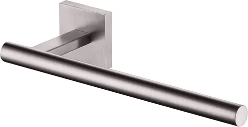 Vista 22 de KOKOSIRI Barra de toallas de baño, soportes para toallas de mano, montaje en pared, inodoro, gabinete de cocina, soporte de papel, acero inoxidable
