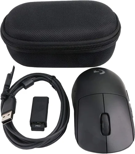 Vista 6 de Aenllosi - Carcasa rígida para mouse Logitech G PRO X Superlight EVA case construction, Water-resistant, Dust-resistant design, Smooth zipper