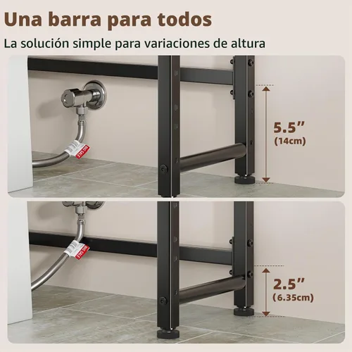 Vista 7 de Simple Trending Estante de almacenamiento de 4 niveles sobre el inodoro