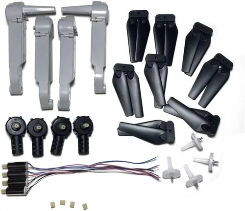 Vista 7 de Quadrotor Spare Parts Engines Motor Base Propellers Blades Frame Gears Accessories Kit for K3 E99 K3 Pro Rc Drone(100PCS Gear)