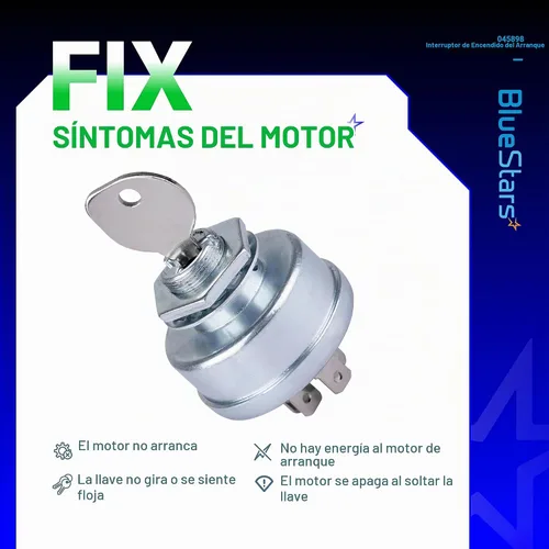 Vista 6 de BlueStars 045898 Interruptor de arranque de encendido 2 teclas – Compatible