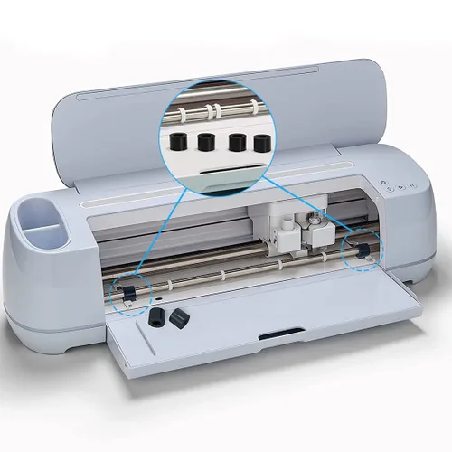 Vista 5 de Rodillo de goma compatible con Cricut Maker 2/3 Joy cricut Explore Air 2 Cricut Explore 3 y todos los demás modelos Guía de alfombrillas de goma
