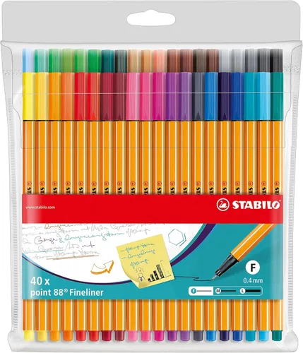 Vista 9 de STABILO - punto 88 - Fineliner - Set Pastellove - Pack de 12 - Colores surtidos