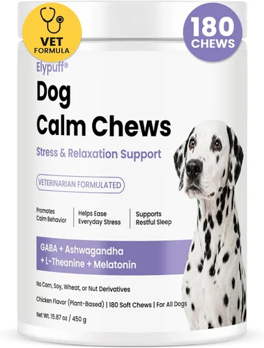 Vista 9 de Masticables calmantes para perros, 50 unidades masticables calmantes