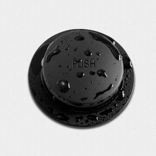 Vista 2 de Tapón de Drenaje de Bañera Tip-Toe con Buje de Plástico ABS, Se Adapta a Interior de 1-1/2 Pulgadas o 1-3/8 Pulgadas, Fácil de Instalar, Negro Mate