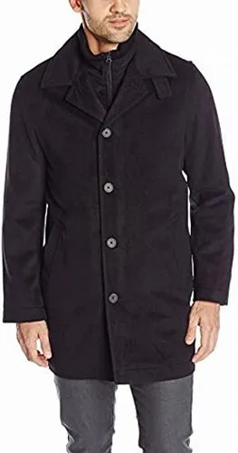 Vista 16 de Nautica Peacoat de mezcla de lana para hombre 2-Caviar
