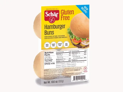 Vista 2 de Schar Combo de panecillos calientes y hamburguesas sin gluten 8 bollos totales