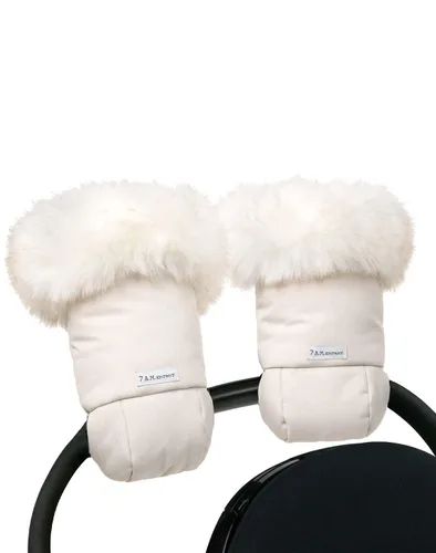 Vista 18 de 7AM Enfant Guantes Calentadores para Cochecito - Manoplas Anticongelantes para Cochecito para Manillares, Manguito Calentador de Manos Repelente al