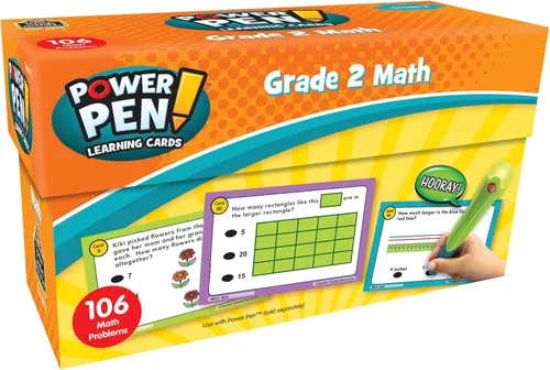 Vista 4 de Teacher Created Resources Tarjetas de aprendizaje de Power Pen: Matemáticas grado 1 (TCR6011)