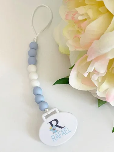 Vista 4 de Regalo personalizado para bebé: juego de cepillo y peine para bebé, adecuado para edades de 0 a 3 años, regalo para recién nacido, regalo para bebé