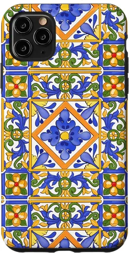Vista 13 de Sicilian,Italian,Summer,Tiles,Mosaic,Majolica Art Case for iPhone 17
