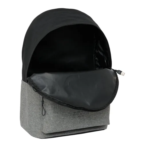 Vista 5 de Mochila para Portátil Eckō Unltd. Rhino Negro Gris