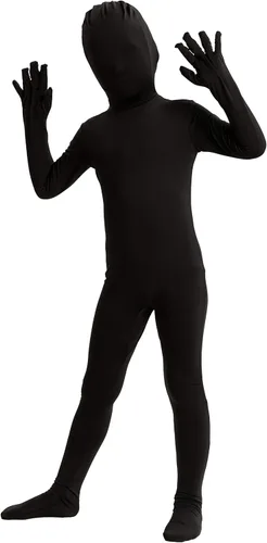 Vista 3 de Spooktacular Creations Disfraz unisex negro para niños