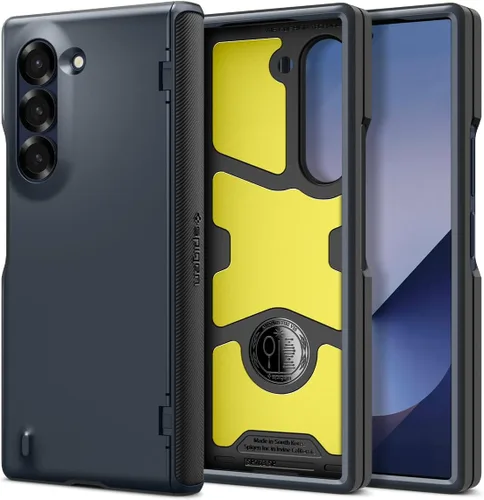 Vista 15 de Spigen Funda para Galaxy Z Fold 6, Slim Armor Pro (2024) [protección de bisagra] - Negro Negro