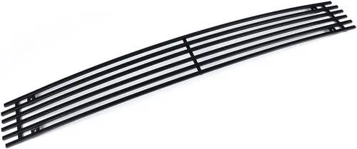 Vista 3 de PIT66 Parachoques delantero inferior Billet Grill Combo Inserto compatible con Nissan Maxima 2009-2014 Negro N87774H