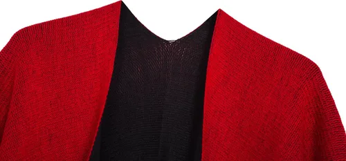 Vista 15 de Urban CoCo Poncho vintage de invierno para mujer, capa con borlas, chal envolvente