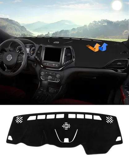 Vista 43 de Autorder - Tapete para salpicadero para 2007-2013 Chevy Chevrolet Silverado/GMC Sierra con dos guanteras, accesorios, cubierta de salpicadero