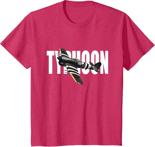 Vista 50 de RAF Hawker Typhoon WW2 Fighter Aircraft T-Shirt