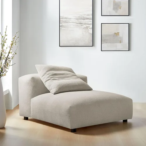 Vista 12 de Modway Sofás Solace, de gran tamaño, almendra