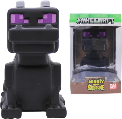 Vista 10 de Minecraft Mighty Mega Squishme (Abeja Cozie) Officially Licensed Minecraft Movie collectible. Soft slow-rise foam squishy, about 8 inches, with a