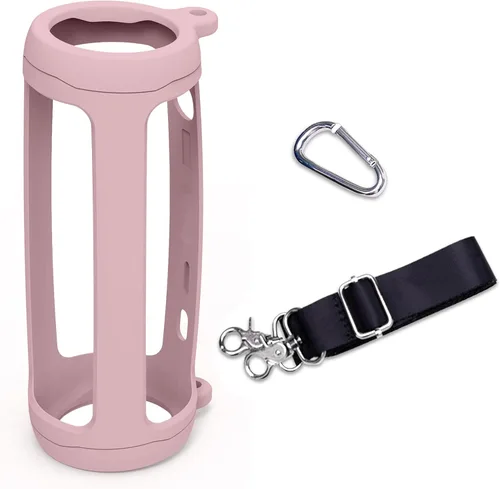 Vista 20 de LTGEM - Funda de silicona compatible con JBL FLIP 5 Altavoz Bluetooth portátil impermeable, carcasa rígida, bolsa de almacenamiento de transporte
