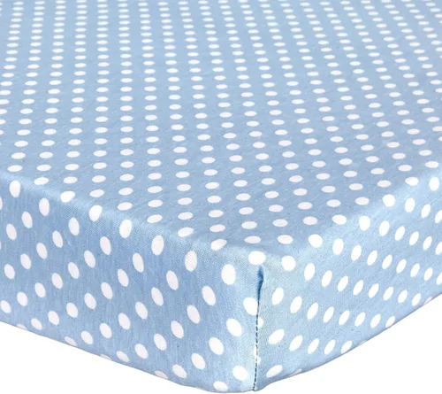 Vista 26 de Sábana ajustable de algodón tejido en jersey para cuna o cama para niño o niña, de Abstract