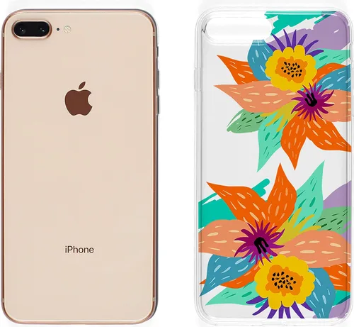 Vista 3 de Casely Funda para iPhone 6/7/8 Plus Summer Lovin' Estampado floral Diseño clásico ultra delgado Estampado Floral Summer Lovin