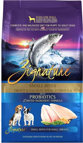 Vista 13 de Zignature Kangaroo - Alimento seco para perros con fórmula de ingredientes limitados, comida seca para perros pequeños bocados, 4 libras