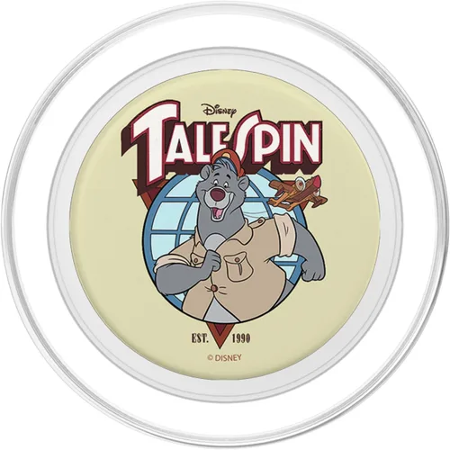 Vista 2 de Disney TaleSpin Baloo Logo Retrato PopSockets MagSafe PopGrip para iPhone