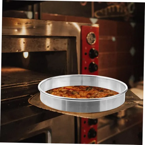 Vista 4 de BESTonZON Anillo de cocina para salsa de pizza de 6.88 pulgadas, herramienta para hornear de acero inoxidable con borde profundo para untar salsa