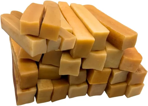 Vista 19 de Masticables prémium de queso de yak para perros del Himalaya - Masticables naturales de yak para perros grandes y pequeños - Masticables de leche
