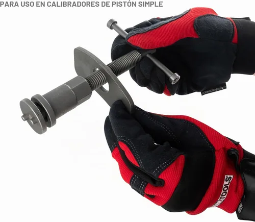 Vista 6 de OEMTOOLS 27111 Juego de herramientas de freno de disco, 11 adaptadores, para la mayoría de las pinzas de pistón nacionales/importadas
