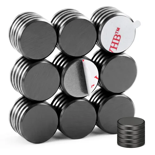 Vista 20 de DIYMAG Imanes adhesivos fuertes, 100 piezas de 0.47 x 0.12 pulgadas