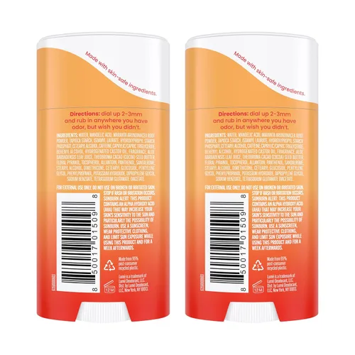 Vista 2 de Lume Desodorante para Todo el Cuerpo - Barra de Crema Invisible - Control de Olor por 72 Horas - Sin Aluminio, Sin Bicarbonato de Sodio, Seguro