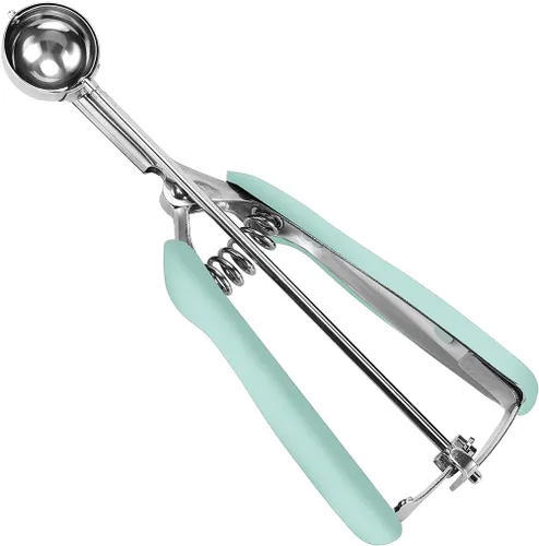 Vista 11 de HOMURE H Cookie Scoop 8 Tablespoon, 4 oz Ice Cream Scoop with Trigger Negro