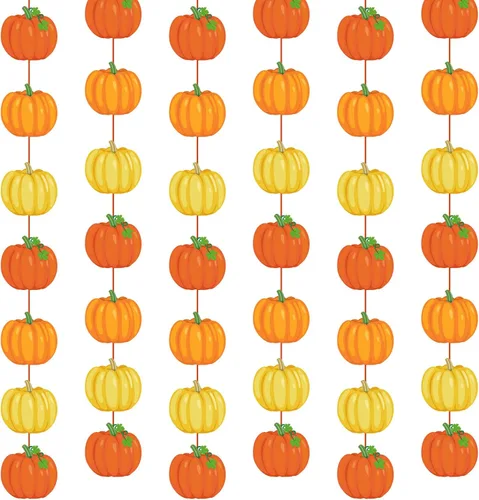 Vista 7 de Ceenna 8 piezas de decoración colgante de otoño hojas de arce colgantes