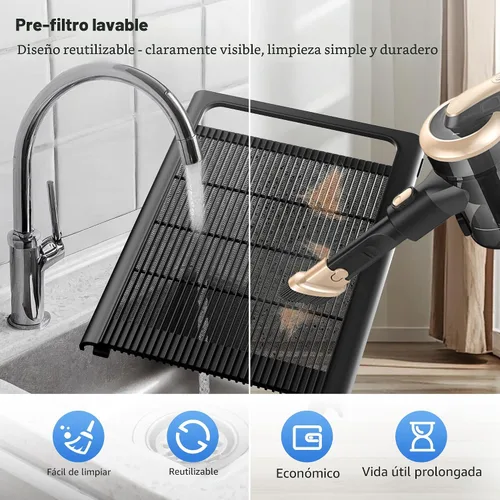 Vista 6 de KNKA Purificador de aire para el dormitorio del hogar, habitación grande de hasta 1,695 pies cuadrados en 1 hora, filtro de aire HEPA con prefiltro