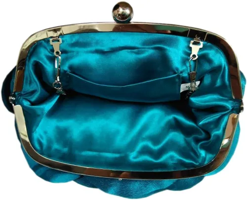 Vista 3 de Bywen Bolsos de hombro de embrague para mujer con patrón rosa
